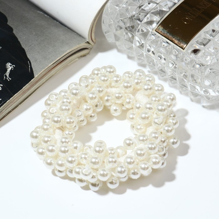 Резинка для волос Резинка для волос "Жемчужная сказка" белый