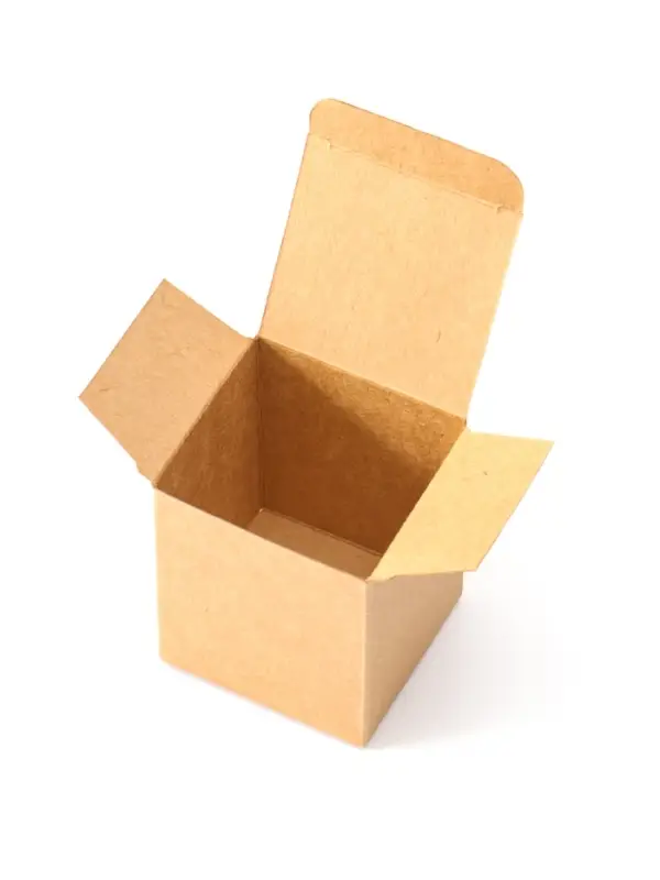 Коробка складная крафт 6,5х6х7,5 см