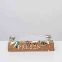 Коробка складная «Present», 20 х 20 х 4 см