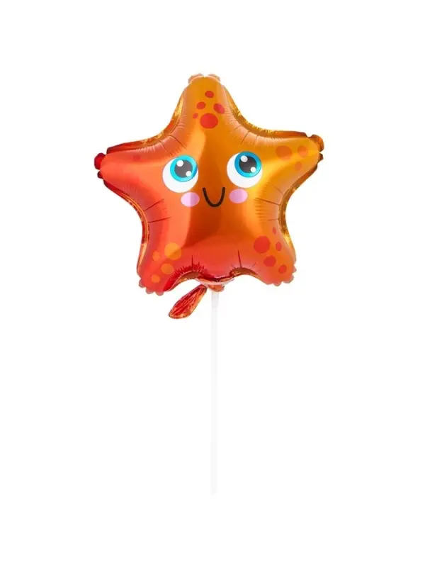 Воздушный шар фольгированный 13" &laquo;Звезда морская&raquo;, набор 5 шт.