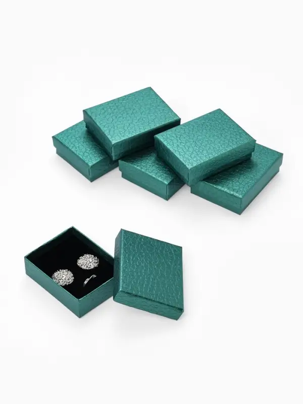 Набор коробочек подарочных 6 шт. под набор &laquo;Животный принт&raquo; симпл, 7&times;9 см, зелёный