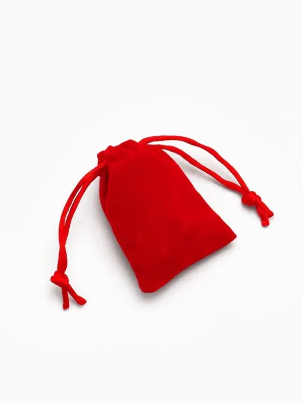 Набор мешочков подарочных 50шт. бархатный &laquo;Классика&raquo;, 5&times;7, цвет красный (1145888)