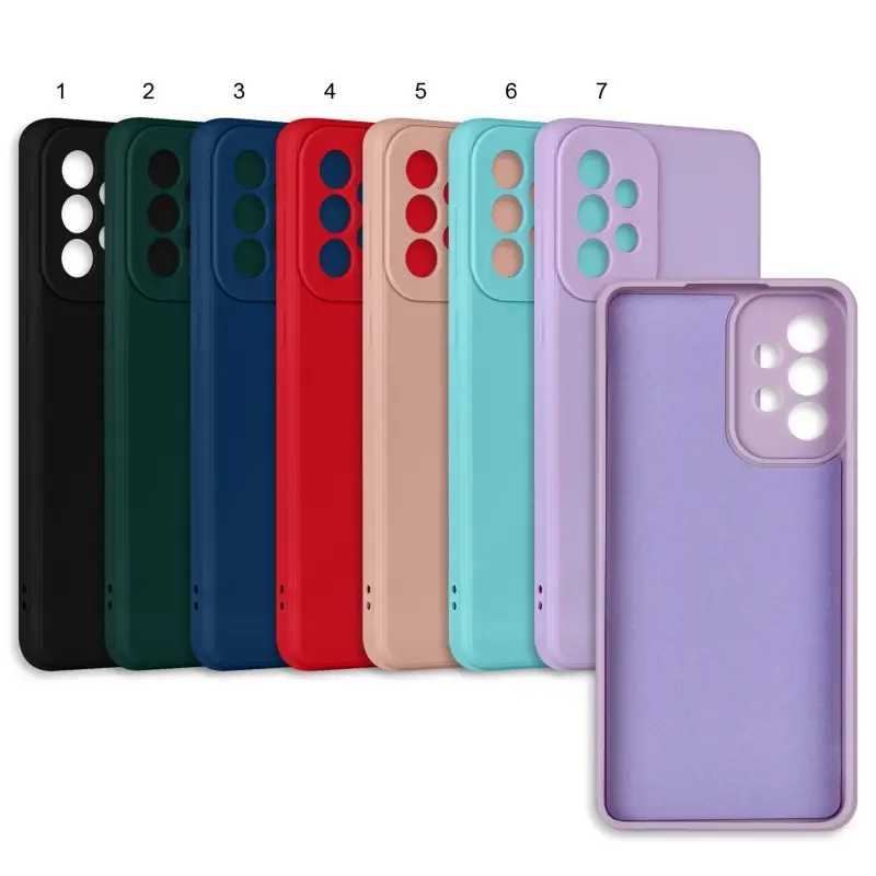 Чехол Samsung A73 цветной силикон Чехол Samsung A73 цветной силикон
