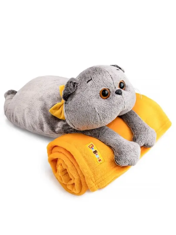 Мягкая игрушка &laquo;Кот Басик&raquo; с пледом, 60 см
