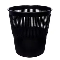 Корзина для бумаг и мусора 10 л, &laquo;Доступный офис&raquo;, сетчатая, чёрная