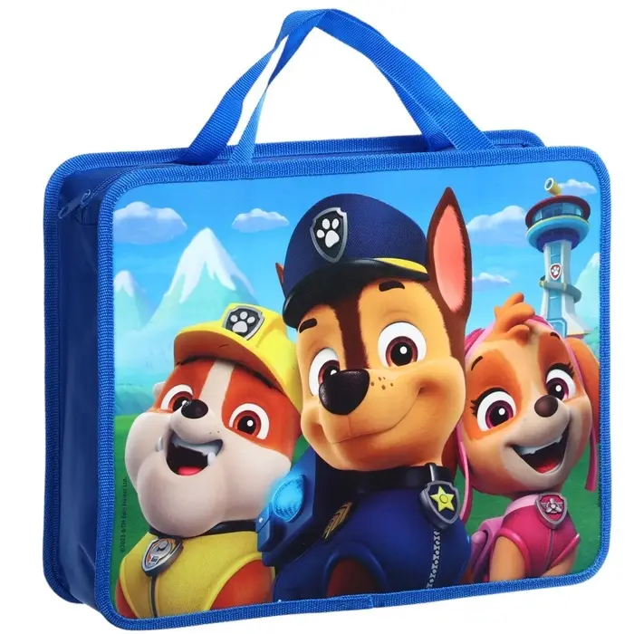 Папка пластиковая с ручками А4, на молнии, 75х330х260 мм, Щенячий патруль Папка пластиковая с ручками А4, на молнии, 75х330х260 мм, Щенячий патруль