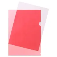 Набор папок-уголков А4, 150 мкм, Calligrata Стандарт, прозрачные, 5 штуки, микс