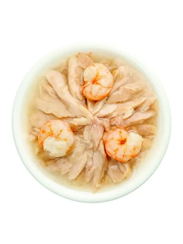 Влажный корм для кошек &laquo;Деревенские лакомства", тунец с креветкой в нежном желе, пауч, 70 г