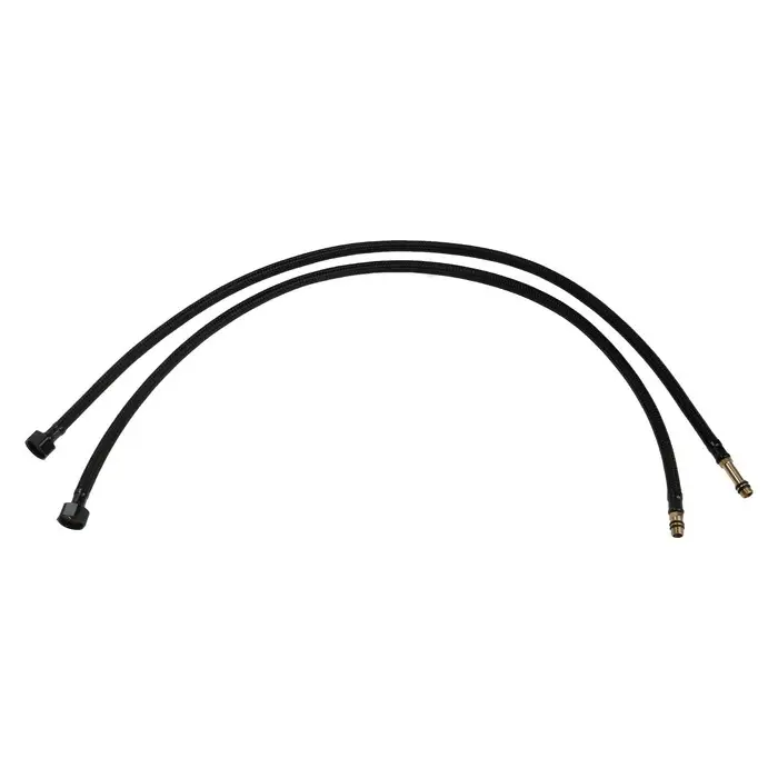 Подводка гибкая для смесителя ZEIN engr, нейлон, 1/2 Подводка гибкая для смесителя ZEIN engr, нейлон, 1/2", М10, 80 см, набор 2 шт., черная