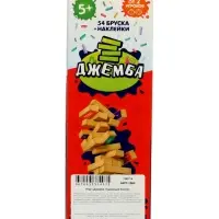 Дженга падающая башня &laquo;Джемба&raquo; с фантами, 54 бруска, 5+