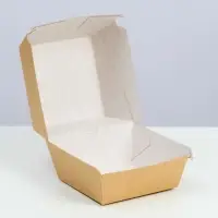 Упаковка для бургеров, 11 х 11 х 11 см Упаковка для бургеров, 11 х 11 х 11 см