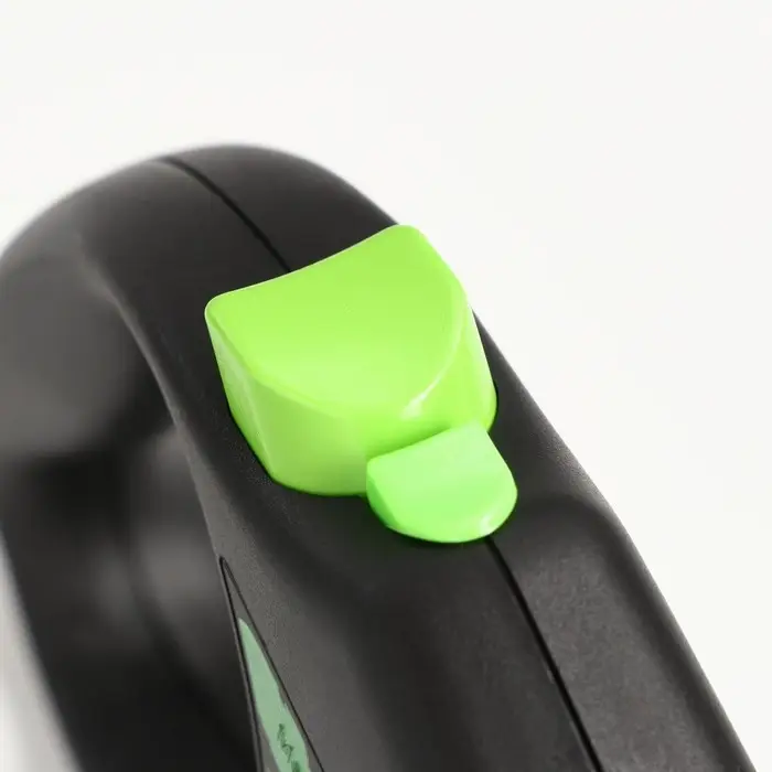 Рулетка Flexi Safari S, 5 м, трос, до 12 кг, green Tiger