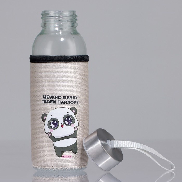 Бутылка для воды в чехле SVOBODA VOLI «Можно я буду твоей пандой», 350 мл Бутылка для воды в чехле SVOBODA VOLI «Можно я буду твоей пандой», 350 мл