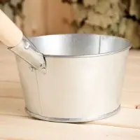 Ковш - черпак для бани и сауны, 1.5 л, оцинкованная сталь деревянная ручка, &laquo;Добропаровъ&raquo;