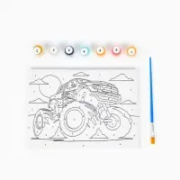 Картина по номерам &laquo;Закат в пустыне&raquo;, 21&times;15 см