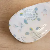 Подставка под ложку &laquo;Черепаха и цветы&raquo;, 25.5&times;9&times;3.8 см, дерево манго