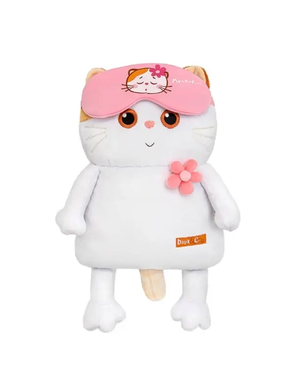 Мягкая игрушка &laquo;Кошечка Ли-Ли&raquo; в маске для сна и с цветочком, 32 см