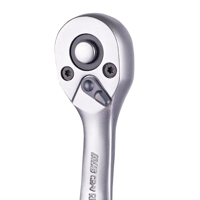 Рукоятка трещоточная 1/4"DR 72 зубца (пластиковая ручка) AVS RH11472