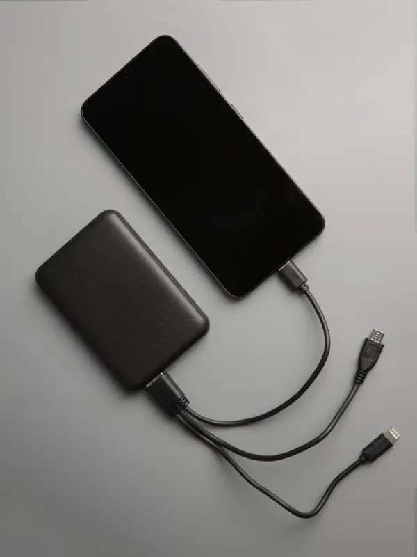 Внешний аккумулятор Uniscend Full Feel Type-C, 5000 мАч, черный Внешний аккумулятор Uniscend Full Feel Type-C, 5000 мАч, черный