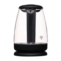 Чайник HYK-G1001 1,7л 2200Вт черный (стекло)