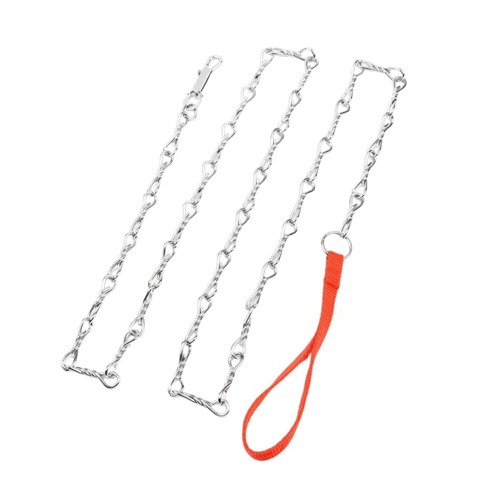 Поводок металлический витой с нейлоновой ручкой, 180 см х 2,5 мм Поводок металлический витой с нейлоновой ручкой, 180 см х 2,5 мм