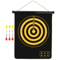 Набор для игры в дартс ONLYTOP, магнитное полотно диаметром 50 см, 6 дротиков