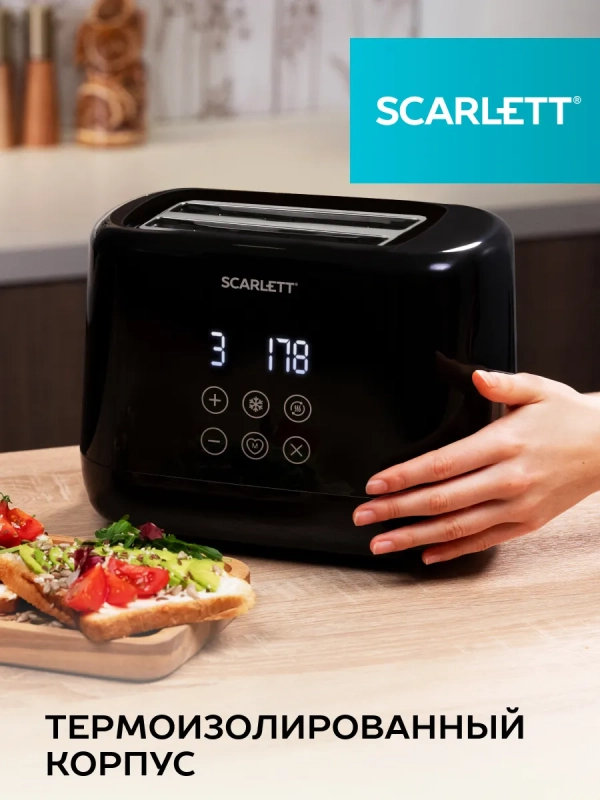 Тостер для хлеба с сенсорным управлением SC-TM11069 Тостер для хлеба с сенсорным управлением SC-TM11069