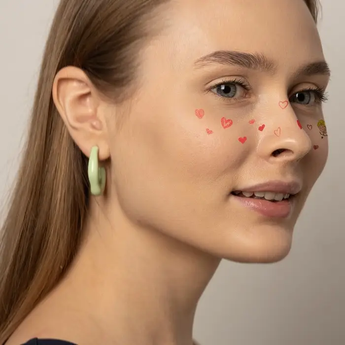 Переводная тату на тело цветная «Веснушки. Купидон», 16×5 см Переводная тату на тело цветная «Веснушки. Купидон», 16×5 см