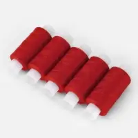 Набор ниток 40ЛШ, 200 м, 5 шт., цвет красный