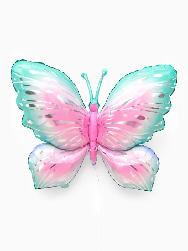Воздушные шары фольгированные, &laquo;Разноцветные бабочки&raquo;, набор  3 шт