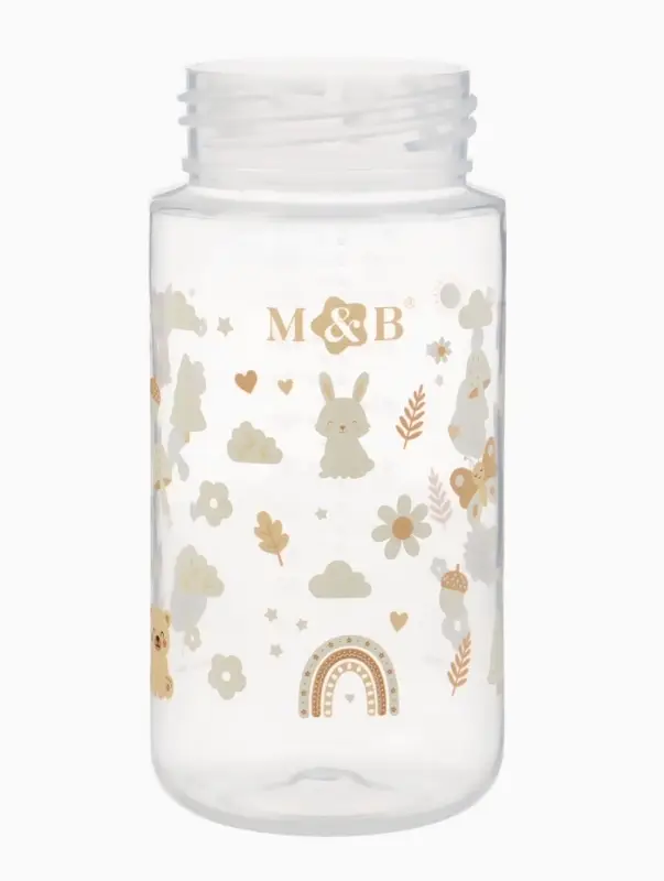 Бутылочка для кормления M&B, ШГ &Oslash;50 мм, +3мес., 260 мл.