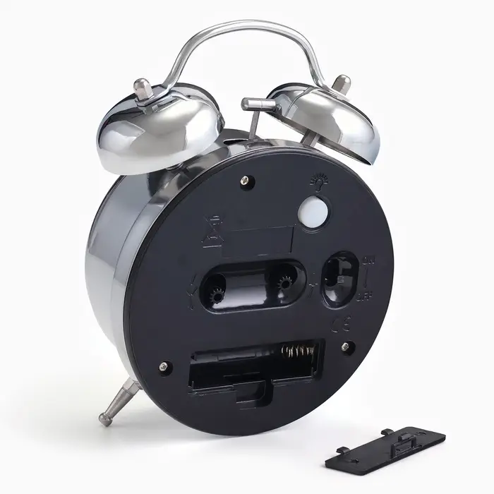 Часы - будильник настольные &laquo;Форган&raquo;, с подсветкой, бесшумные, плавный ход, циферблат d=9 см, 17&times;11 см