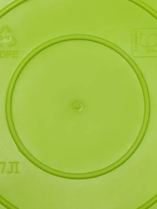 Корзина для белья мягкая, 17 л, d=33 см, h=24.5 см, ярко-зелёная