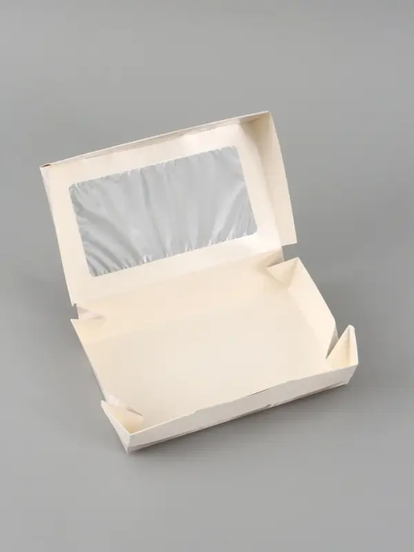 Коробка подарочная с окном &laquo;Лепестки&raquo;, 20&times;12&times;4 см, самосборная