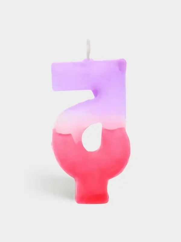 Свеча цифра для торта &laquo;5&raquo;, 8&times;3.75&times;1 см