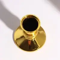 Подсвечник на 1 свечу &laquo;Ретро&raquo;, d=2.2 см, золото