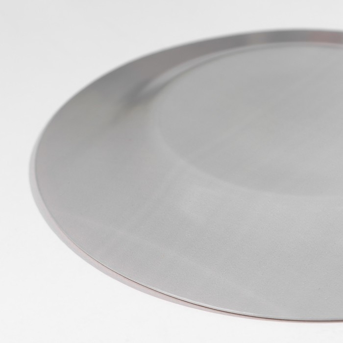 Тарелка стеклянная «Браун Сити», d=19,5 см, цвет коричневый Тарелка стеклянная «Браун Сити», d=19,5 см, цвет коричневый