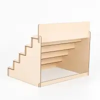 Горка 5 ступенек 37.5&times;26&times;30 см, толщина 3 мм, бежевая