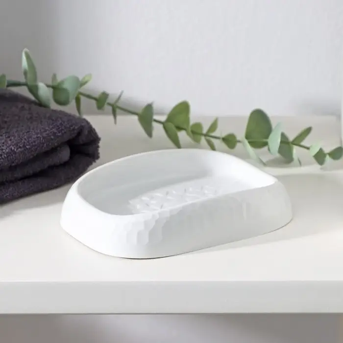 Мыльница Tule, 12,5×9,1×2,6 см, светло-серая Мыльница Tule, 12,5×9,1×2,6 см, светло-серая