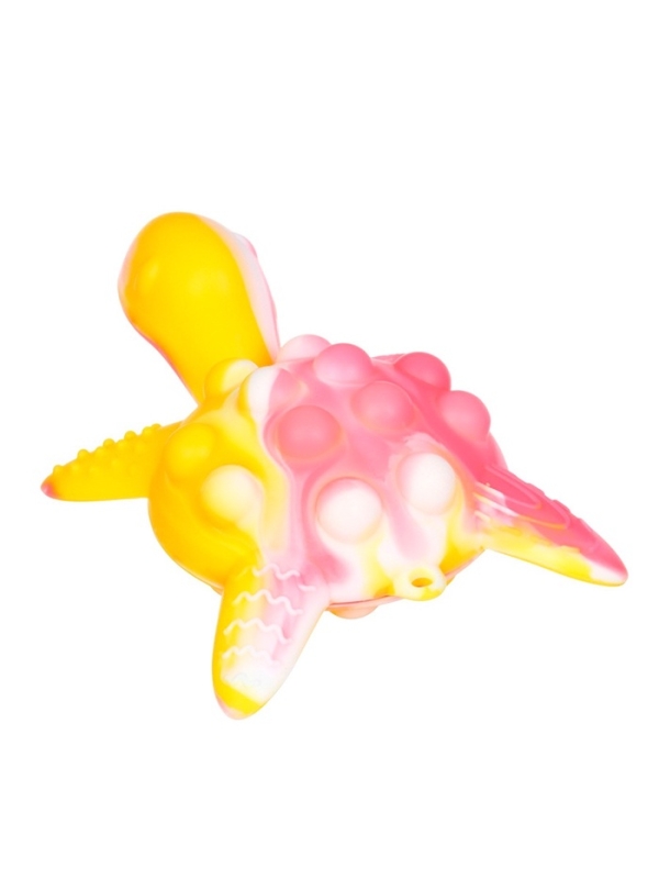 Прорезыватель силиконовый для зубов с погремушкой Крошка Я «Черепаха», розовый Прорезыватель силиконовый для зубов с погремушкой Крошка Я «Черепаха», розовый