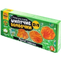 Набор для опытов "Шипучие бомбочки. Аромат персика" 3 в 1 05711