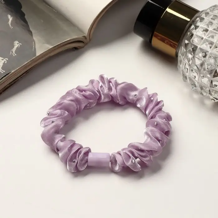 Резинка для волос  Резинка для волос "Анет" классика блеск, 5 см, микс