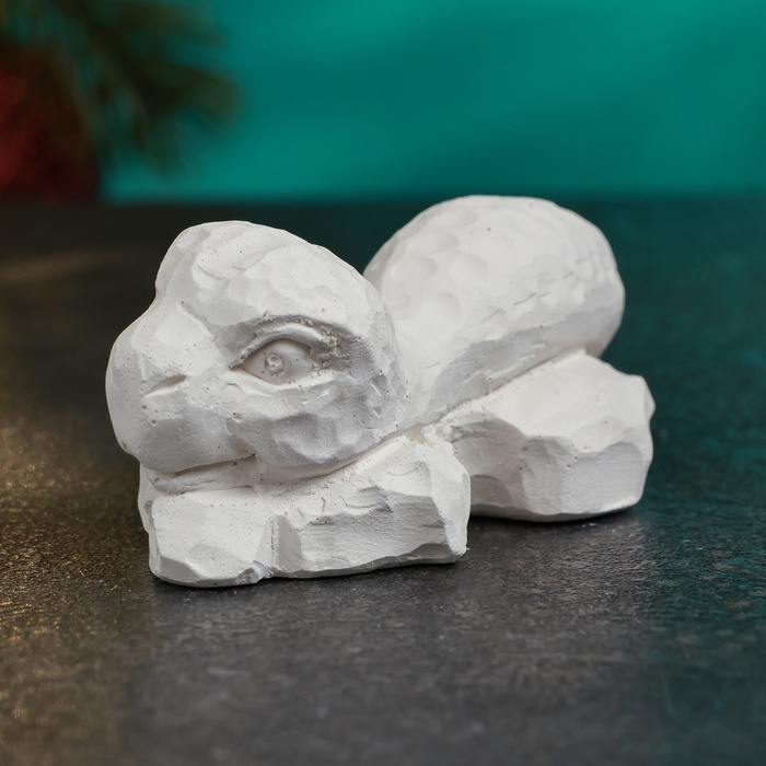 Новый год. Символ 2025. Фигура для раскраски  Новый год. Символ 2025. Фигура для раскраски "Змееныш" 8х4х3см