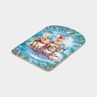 Доска разделочная сувенирная Дарим Красиво «С Новым годом! Семейного тепла», дерево, 28×18×0.6 см, разноцветная