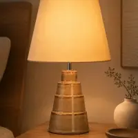 Лампа настольная RISALUX &laquo;Образ&raquo;, 40 Вт, Е14, золотистая, 23&times;23&times;32 см