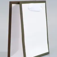Пакет подарочный, упаковка, &laquo;Белый&raquo;, 15&times;12&times;5.5 см