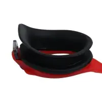 Очки для плавания детские ONLYTOP, беруши, цвет чёрный