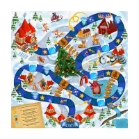 Настольная игра-бродилка «Новогодний переполох», 5+