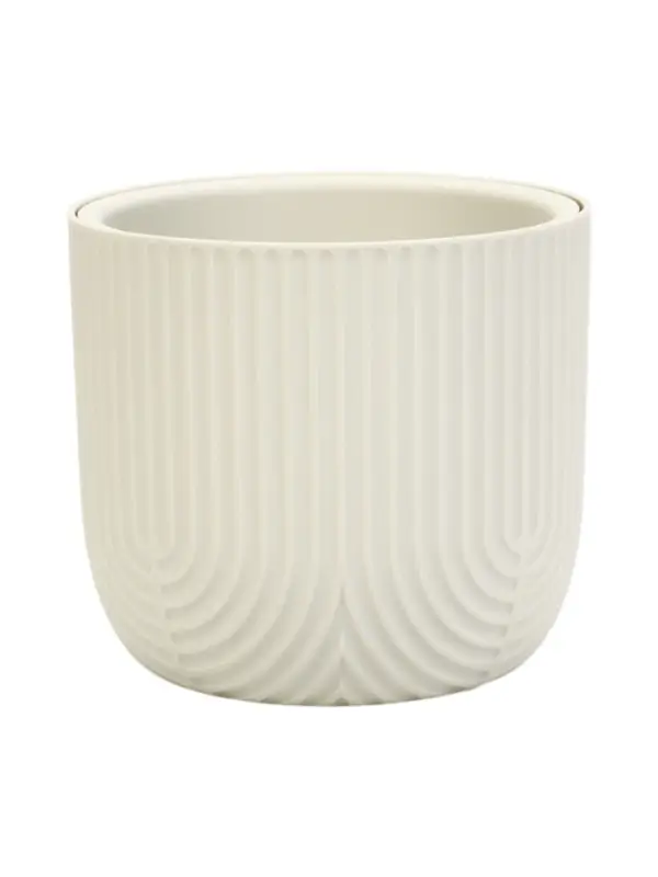 Кашпо со вставкой 3,7 л d22 см h20 см РАМОНА белый