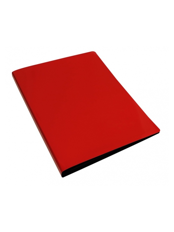 Папка с пружинным скоросшивателем А4, 700 мкм, 27 мм, Calligrata DeLuxe, внутренний карман, до 180 листов, красный / черный Папка с пружинным скоросшивателем А4, 700 мкм, 27 мм, Calligrata DeLuxe, внутренний карман, до 180 листов, красный / черный